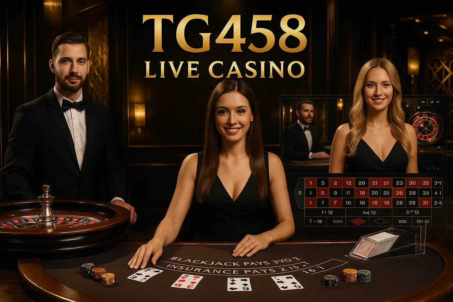 O TG458 Live Casino lança promoções regularmente